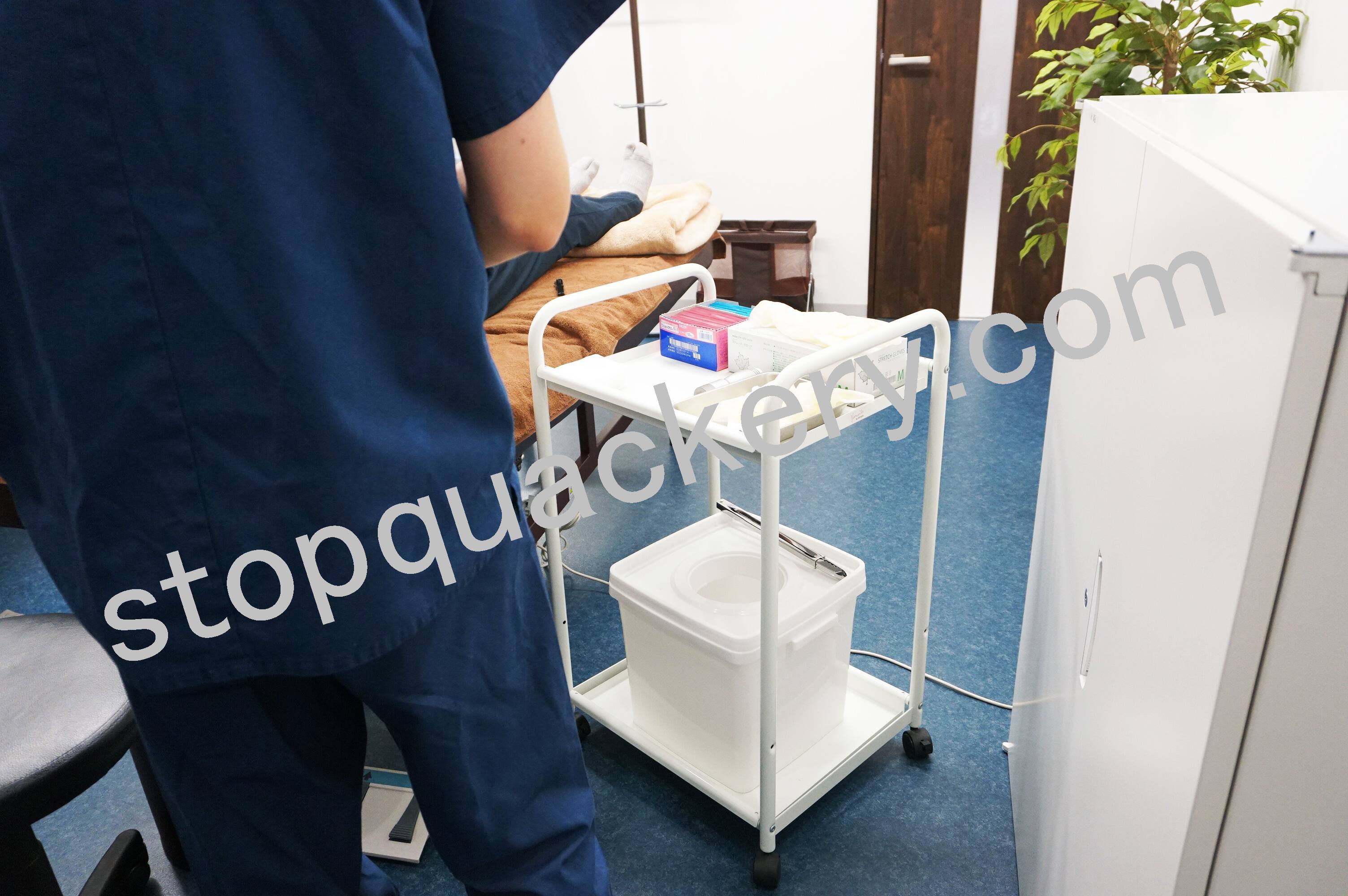 緊張のAGAスキンクリニック治療開始